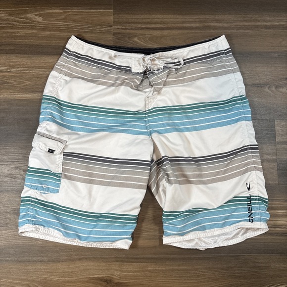 O'Neill Other - O'Neill Stripped Board Shorts With Side Pocket Size 36